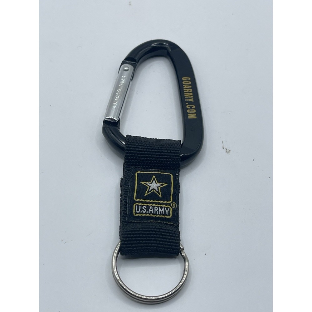 ARMY VETERAN HOOAH EMBROIDERED KEY CHAIN KEY RING